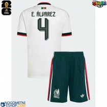 Otroški Nogometni dresi Mehika Edson Alvarez #4 Gostujoči SP 2026 Kratek Rokav (+ Kratke hlače)
